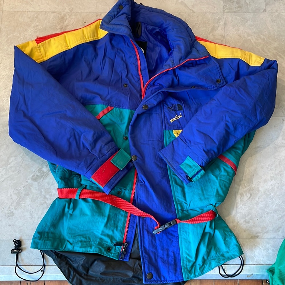 Vintage North Face Multi Colored ski jacket